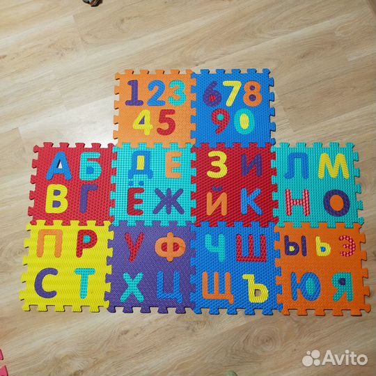 Детский коврик-пазл
