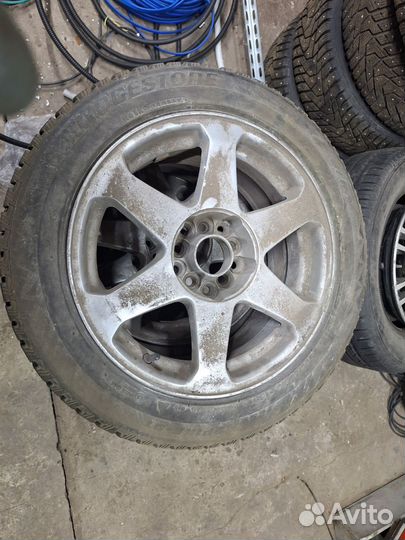Диски литые с зимней резиной 3 шт
