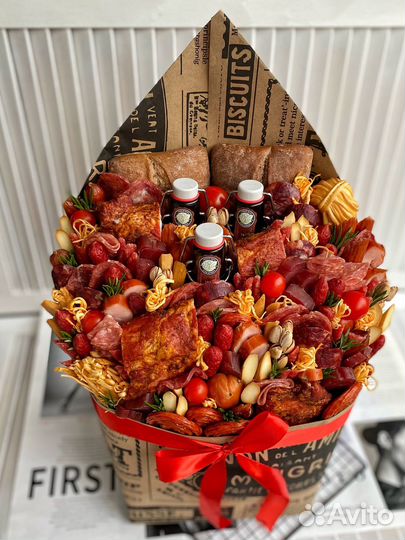 Мужские букеты съедобные