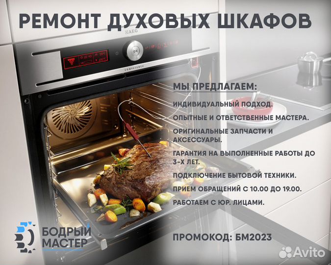 Ремонт варочных панелей, плит, духовых шкафов