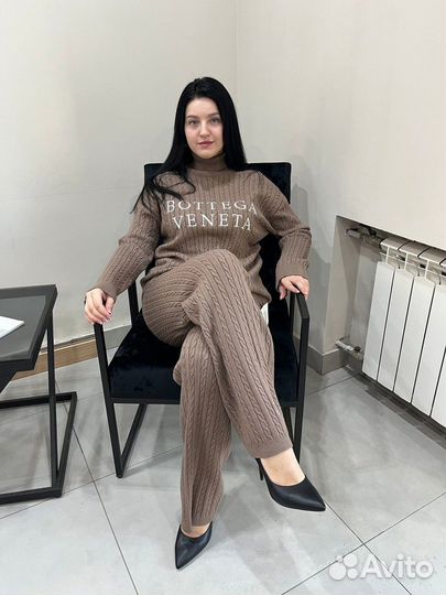 Трикотажный костюм женский