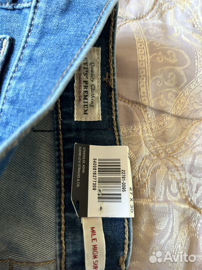 Джинсы новые Levi’s sculpt mile high super skinny