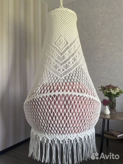Подвесной шатер/кресло в стиле макраме бронь