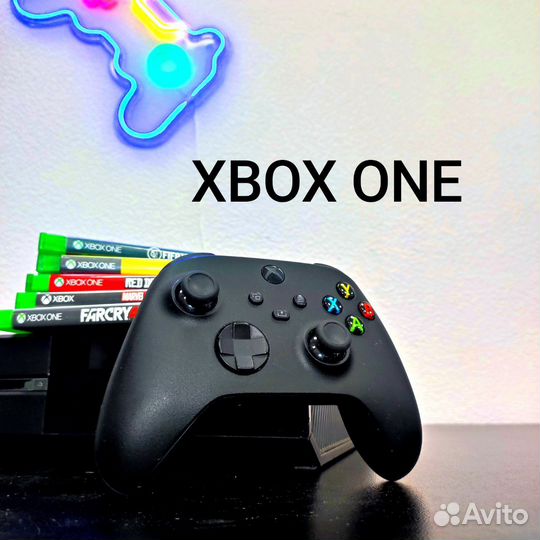 Игровая консоль Xbox ONE + топ игры