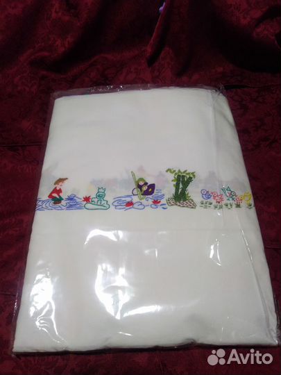 Скатерть белая хлопок