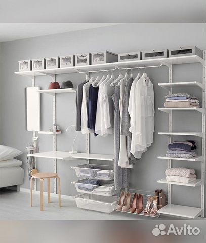 Система хранения (гардеробная) IKEA Algot Альгот купить в Санкт ...