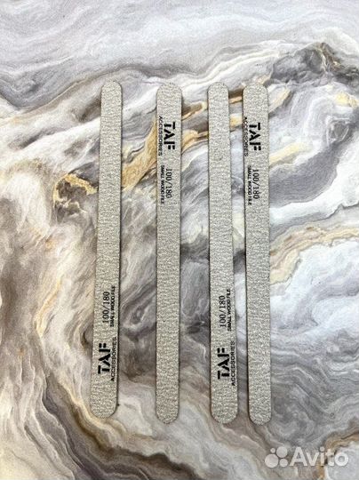 Пилка для ногтей узкая овал