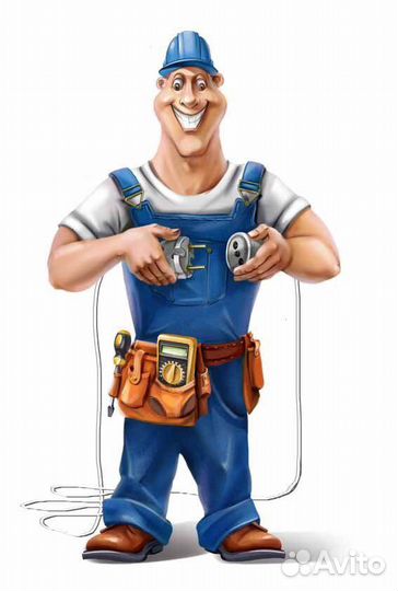 Работы по электрике, сантехнике