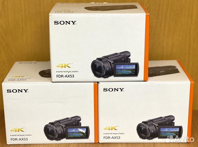 Sony FDR-AX53 Русское меню, Новый