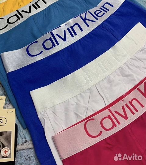 Трусы мужские боксеры calvin klein +5 носок