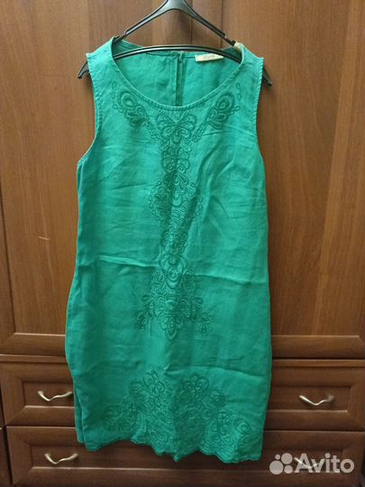 Платье лен 46 р