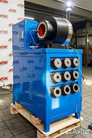 Обжимной и окорочный комбо станок для рвд. Арт.KS