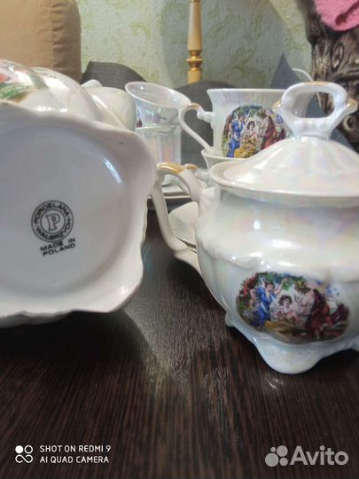 Сервиз кофейный перламутровый, Польша