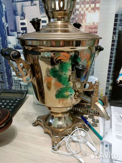 Самовар электрический расписной