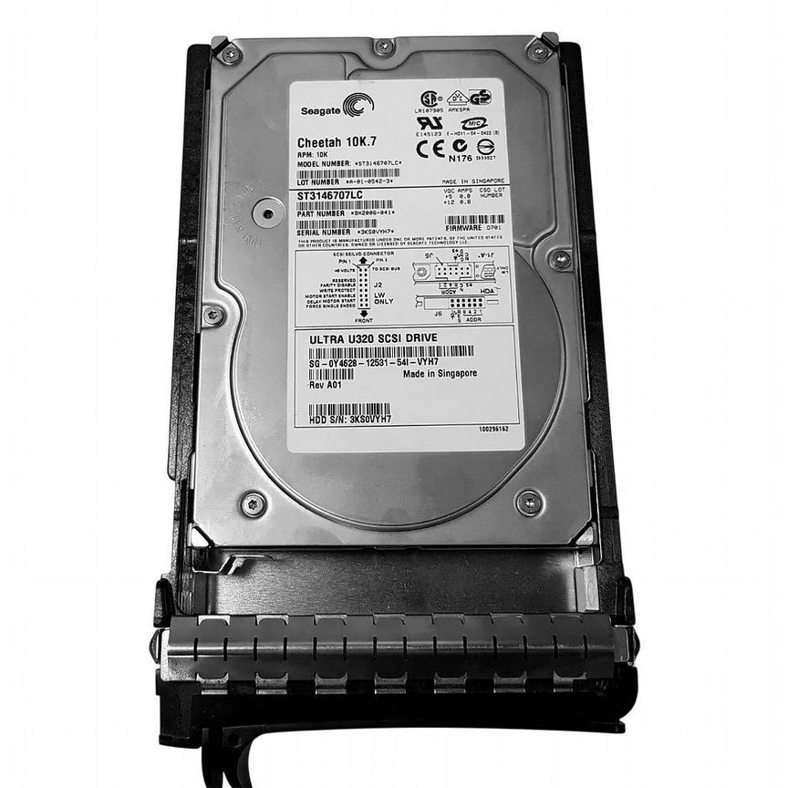 [Y4628] Жесткий Диск Dell 146gb U320scsi 3.5" Hdd Y4628