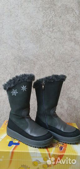 Сапоги зимние детские 28