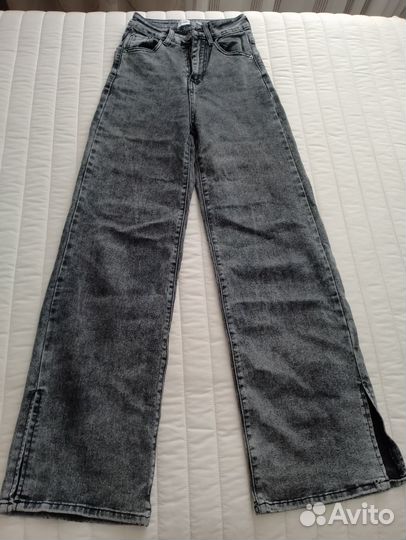 Джинсы-штаны-брюки широкие Карго