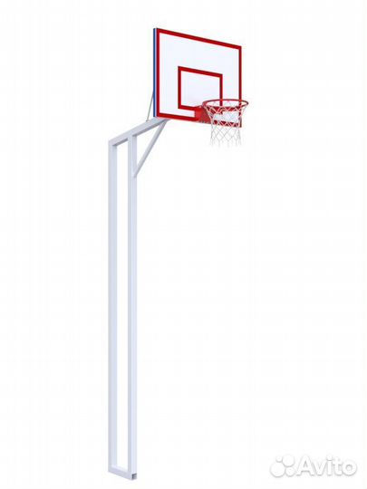 Стойка двухопорная с щитом из фанеры на металличе