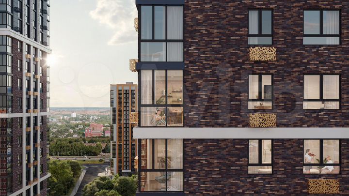 2-к. квартира, 77,6 м², 21/25 эт.