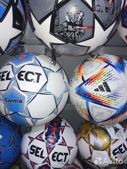 Футбольный мяч adidas, рuma, select,nike