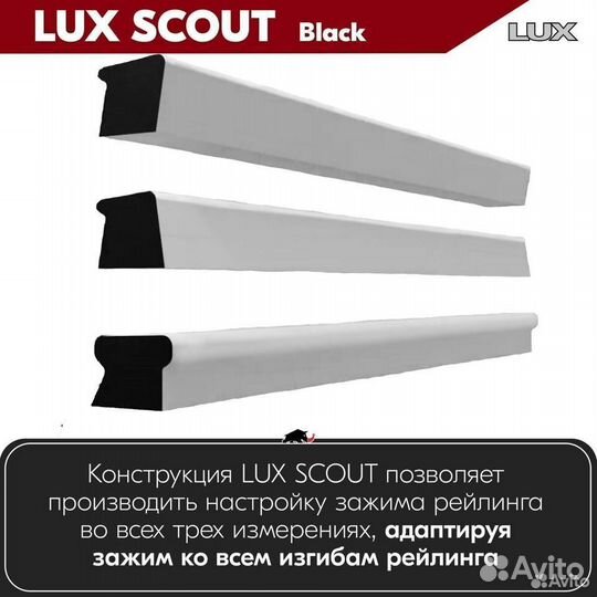 Багажник LUX Scout Black на Genesis GV70 2020