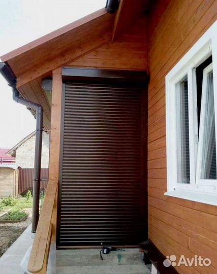 Гаражные секционные ворота рольставни