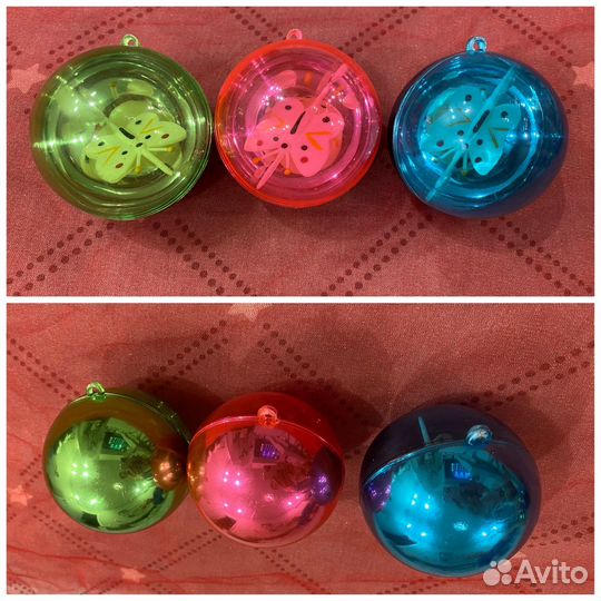 Елочные игрушки СССР Диско Бабочки