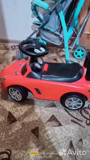 Детская машина каталка mercedes