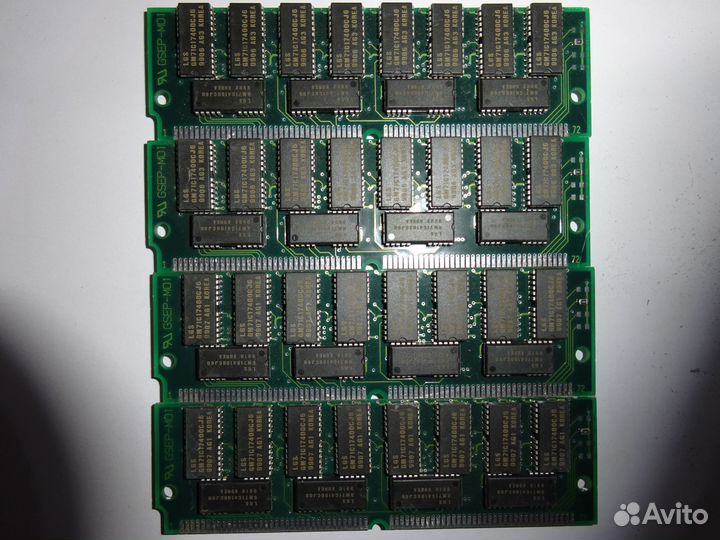 Simm 72 pin 128Mb FPM (4x32MB) комплект #79