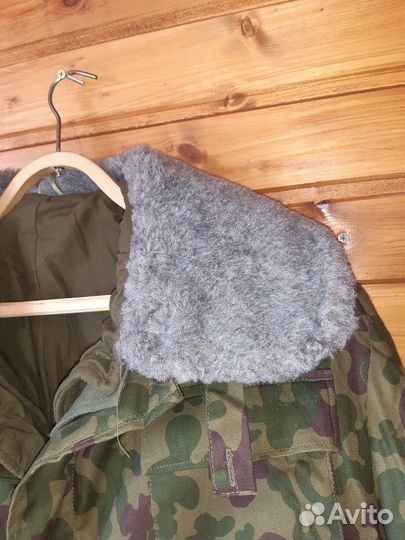 Бушлат в камуфляже слива