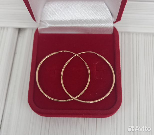 Золотые серьги 585пробы