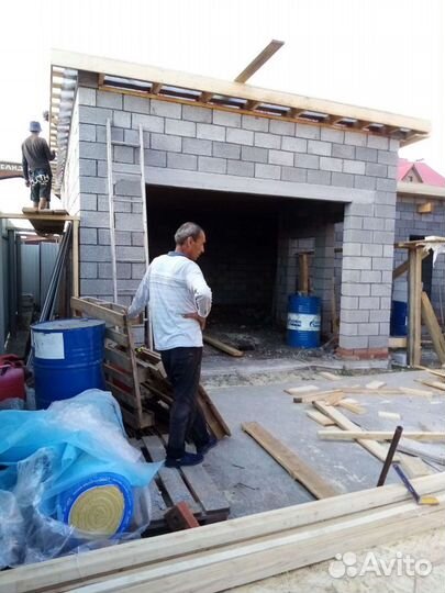 Бригада узбеков строем дома бани гаражи дачи