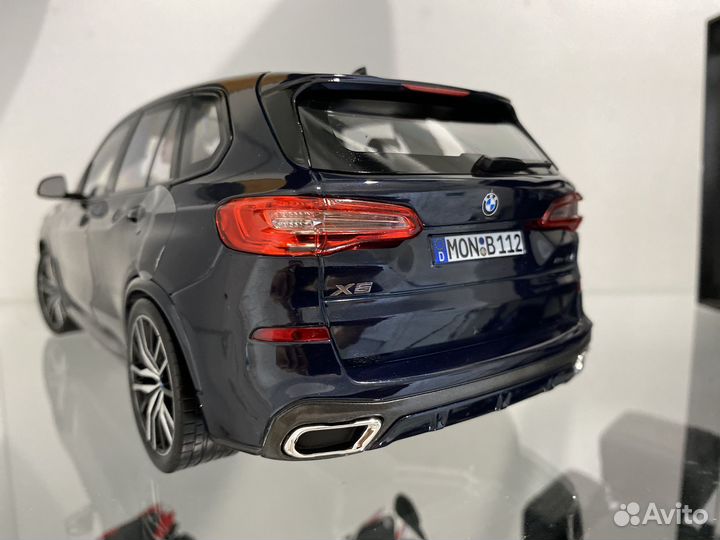Модель BMW X5 G05 2019 Blue Metallic 1/18