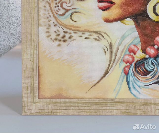 Картина крестиком «Мать-Африка»