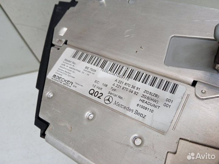 Магнитола Mercedes-Benz S-Class W221 3.0 2006
