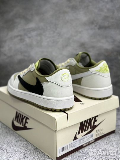 Кроссовки Nike Air Jordan 1 Low Travis Scott Golf