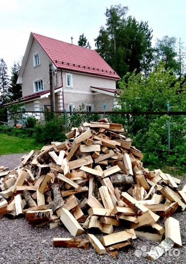 Дрова Ольха от 1 куба с доставкой в Выборге любого