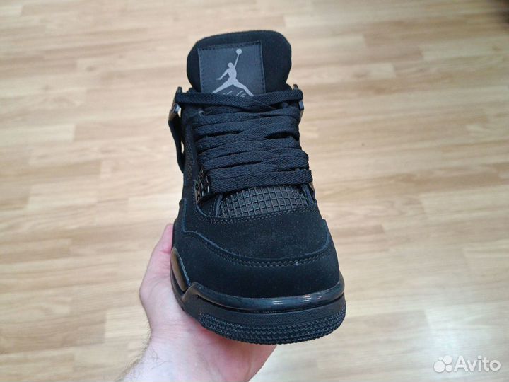 Кроссовки Nike air Jordan 4 Black Cat