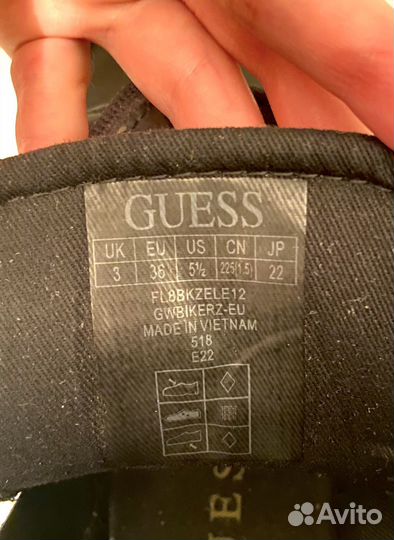 Ботинки женские guess оригинал 36 размер