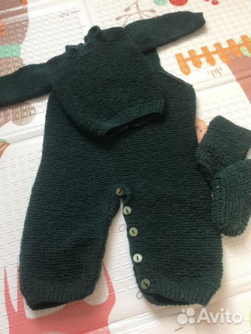 Вязаный комплект для малыша
