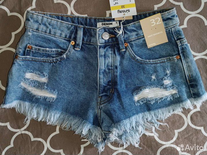 Шорты mini джинсовые