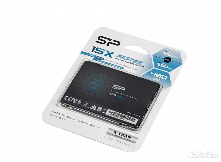 Новые SSD накопитель Silicon Power Slim S55 SP480g