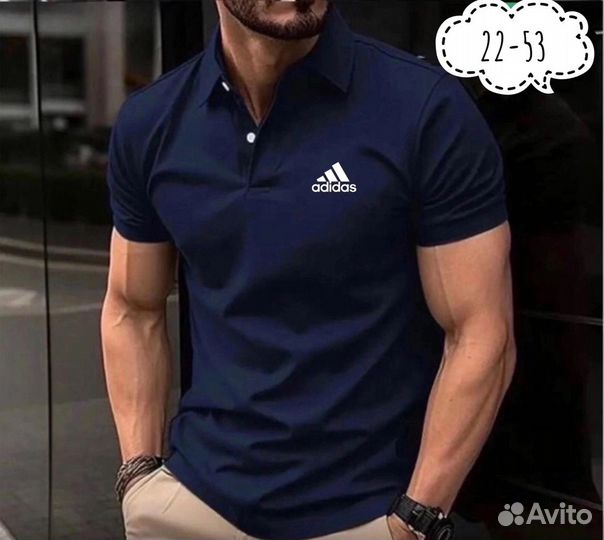 Polo мужское adidas