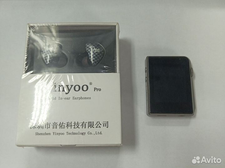 Плеер Ruizu a58 Bluetooth + наушники Yinyoo Pro