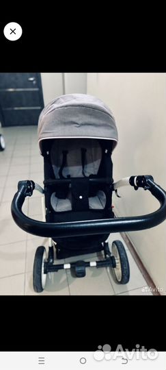 Коляска 2 в 1 эко кожа