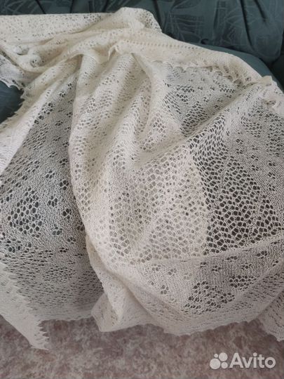 Оренбургский пуховый платок паутинка СССР