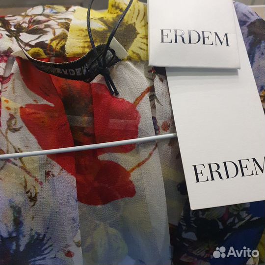 Erdem оригинал новая двойка шелк