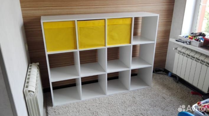 Стеллаж IKEA Белый аналог 12(3х4) ячеек С. Купавна