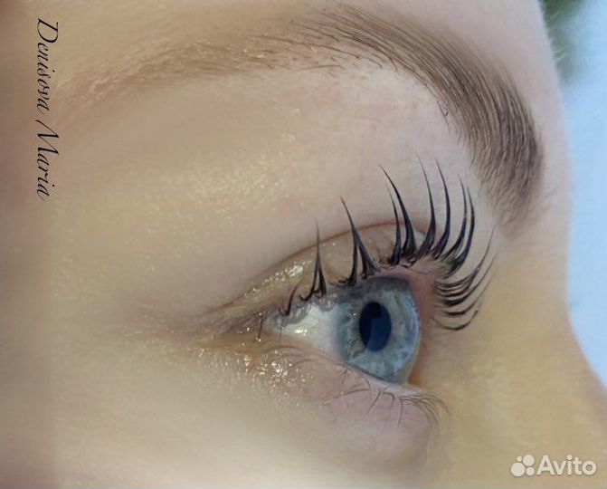 Ламинирование ресниц и бровей на
