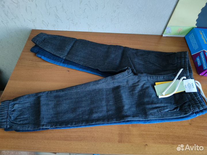 Новые джинсы на мальчика 116-122